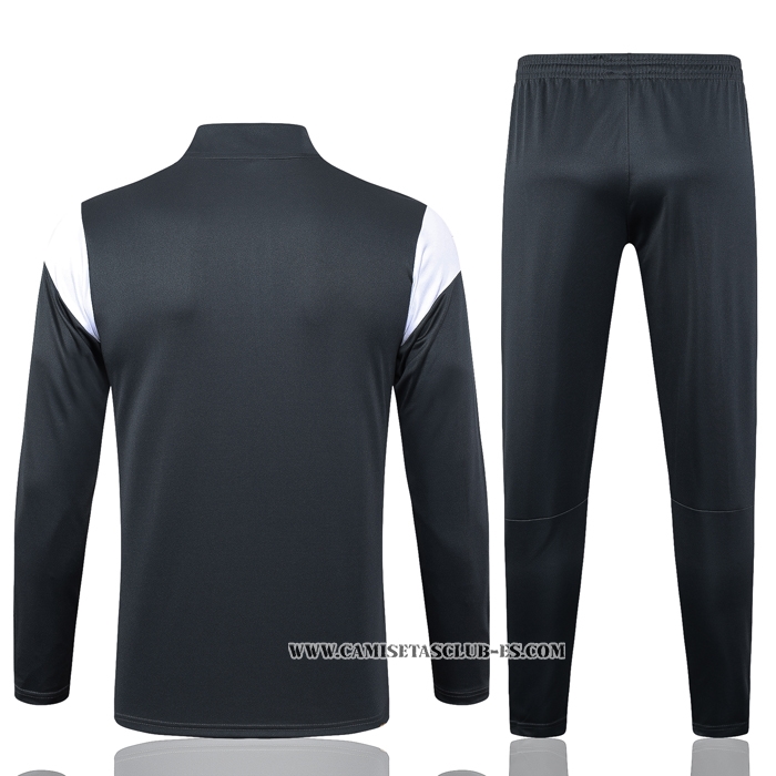 Chandal de Sudadera del Borussia Dortmund 23-24 Gris